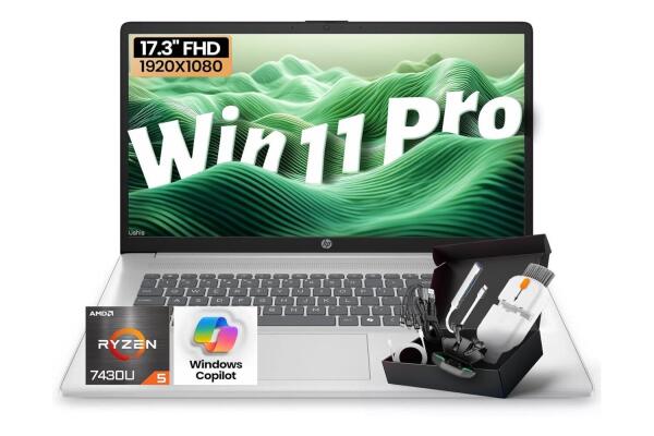 Giảm Sốc 80%: Laptop HP 17 Inch Copilot PC (64GB RAM/2TB SSD) Kèm Phụ Kiện Miễn Phí